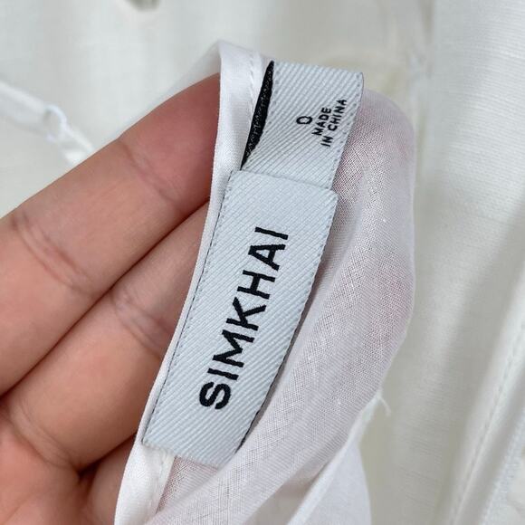 Jonathan Simkhai White Mini Dress - Picture 4 of 16